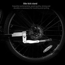 Load image into Gallery viewer, Dilwe Bike Kickstand Single Side Stand Aluminium Alloy Length Adjustable Bike Kickstand for 16" 20" 24" 26" Bike(White)