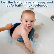 Load image into Gallery viewer, Baby Bath Seat for Sit up Bathing, Bath Seat for Baby Boy Girl, Infant Portable Baby Bathtub Seat, Baby Bath Chair with Secure Suction Cups for 6-18 Months TOPMINO Dark Blue
