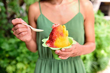 Load image into Gallery viewer, Nostalgia RSM602 Countertop Snow Cone Maker Makes 20 Icy Treats, Includes 2 Reusable Plastic Cups & Ice Scoop, Retro Red