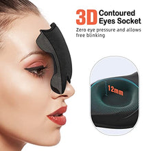 Load image into Gallery viewer, Eye Mask for Sleeping, LitBear Sleep Masks for Women Men Side Sleeper 2022 Light Blocking, 3D Contoured Cup Sleeping Mask, Soft Breathable Sleep Eye Mask with Adjustable Elastic Strap for Flight Nap