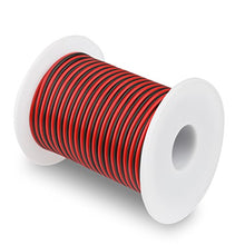 Load image into Gallery viewer, C-able Electric Wire 65.6ft(20m) 22 Gauge Wire 12v Low Voltage, 22 AWG Stranded Automotive Power Wire Extension Cable 2 Pin LED Light Strip Extend Electrical Wire with Spool for 3528 5050