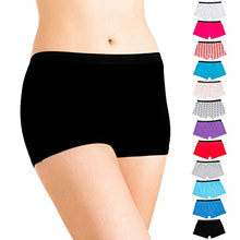Load image into Gallery viewer, Alyce Intimates Women's Cotton Boyshort, Pack of 12