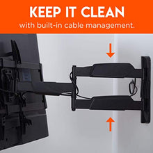 Load image into Gallery viewer, ECHOGEAR Corner TV Wall Mount for TVs Up to 65" - Easy to Install Single Stud Design for Maximum Wall Compatibility - 24" of Smooth Extension Plus Swivel, Tilt, Finish with Built-in Cable Management