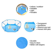 Load image into Gallery viewer, Amakunft Small Animals C&C Cage Tent, Breathable & Transparent Pet Playpen Pop Open Outdoor/Indoor Exercise Fence, Portable Yard Fence for Guinea Pig, Rabbits, Hamster, Chinchillas and Hedgehogs