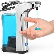 Load image into Gallery viewer, Everlasting Comfort Automatic Liquid Soap Dispenser, 17oz - 1400 Dispenses on a Single Fill - Electric, Touchless Sensor, Hands Free for Bathroom, Countertop or Dish Soap