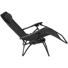 Load image into Gallery viewer, Zero Gravity Chairs Patio Set of 2 with Pillow and Cup Holder Patio Furniture Outdoor Adjustable Dining Reclining Folding Chairs for Deck Patio Beach Yard