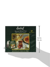 Load image into Gallery viewer, Sadaf Tea Bag with Cardamom Flavor, Special Blend, 50 Count