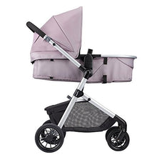 Load image into Gallery viewer, Evenflo Pivot Modular Travel System, Lightweight Baby Stroller, Sleek & Versatile, Easy Infant Car Seat Transfer, Oversized Storage Basket, Blanket Boot, Travel Stroller, 3-Panel Canopy, Sandstone Tan