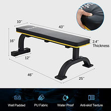 Load image into Gallery viewer, Flat Weight Bench, Doufit WB-02 Heavy Duty Exercise Bench for Home Gym, Dumbbell Workout Bench for Weight Training