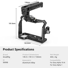 Load image into Gallery viewer, SMALLRIG Camera Cage Kit Master Kit for Sony Alpha 7S III / A7S III / A7S3 with HDMI Cable Clamp, NATO Rail, NATO Top Handle - 3009