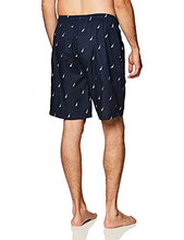 Load image into Gallery viewer, Nautica Men's Soft Woven 100% Cotton Elastic Waistband Sleep Pajama Short, Maritime Navy, X-Large