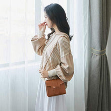 Load image into Gallery viewer, Messenger Bags for Women Thenlian Solid Crossbody Messenger Handbag Purse Totes Shoulder Bags(Free, Brown)