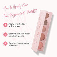 Load image into Gallery viewer, 100% PURE Pretty Naked Palette (Fruit Pigmented), Everyday Makeup Palette w/ 3 Eyeshadows, Blush, Face Highlighter, Natural Makeup Look, Vegan Makeup (Soft, Neutral Tones)