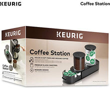 Load image into Gallery viewer, Keurig K-Cup Pod & Ground Coffee Storage Unit, Coffee Storage, Holds up to 12 ounces of Ground Coffee & 12 K-Cup Pods, Black
