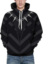 Load image into Gallery viewer, Pandolah Men's Athletic 3D Animal Cosmic Galaxy Printed Hoodies Sweatshirts(Black panther-2,XX-Large/XXX-Large)