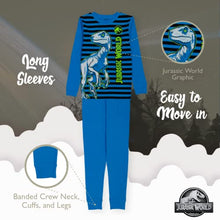 Load image into Gallery viewer, Universal Boys' Big “Jurassic World” Pajama Set, Dino Attack, 4