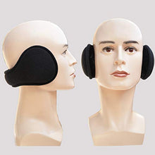 Load image into Gallery viewer, Ear Muffs for Men Women - Winter Ear Warmers - Warm Ear Covers for Cold Weather Soft Fleece Earmuffs Protects Ears Black