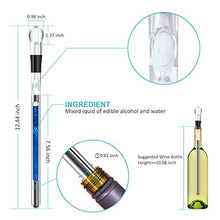 Load image into Gallery viewer, Wine Chiller, 3-in-1 Stainless Steel Wine Bottle Cooler Stick - Rapid Iceless Wine Chilling Rod with Aerator and Pourer - Perfect Wine Accessories Gift
