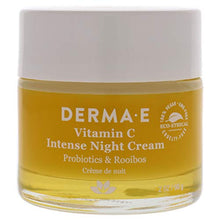 Load image into Gallery viewer, DERMA E Vitamin C Intense Night Cream – Brightening and Hydrating Facial Skin Renewing Cream – Anti-Aging Overnight Facial Moisturizer 2 oz