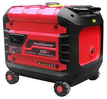 Load image into Gallery viewer, PowerSmart PS52 3000W Portable Inverter Generator, red, Black