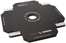 Load image into Gallery viewer, One Earth Disposable and Reusable Corrugated Cardboard Trash and Recycling Boxes: Bin + Lid + Trash Bag- Black (Qty. 10 Sets)