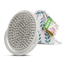 Load image into Gallery viewer, haakaa Silicone Shampoo Brush - Soft Cradle Cap Brush Comb | Hair Scalp Massager, Soft Bristles for Newborns & Toddlers,Ideal Baby Registry Gift - 1pk