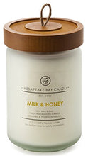 Load image into Gallery viewer, Chesapeake Bay Candle PT92191 Candle Scented Candle, Milk & Honey, Large Jar
