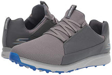 Load image into Gallery viewer, Skechers Men's Mojo Waterproof Golf Shoe, Charcoal/Blue Textile, 10 M US