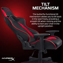Load image into Gallery viewer, HyperX Blast Core Gaming Chair - Ergonomic Gaming Chair - Leather Upholstery Video Game Chair - Red Black PC Racing Tilt Foam Armrests Cushion Office Computer Kids Adults Seat Chair Gaming Hyper X