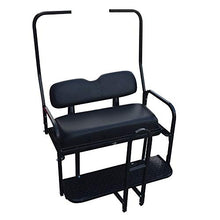 Load image into Gallery viewer, Performance Plus Carts Club Car DS Golf Cart Rear Flip Back Seat Kit for 1982-2000.5 - Black
