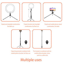 Load image into Gallery viewer, SXIYA LED Ring Light,10.2" Selfie Ring Light with Tripod Stand and Smart Phone Holder Compatible with iPhone Android for Makeup YouTube Videos Photography Adjustable Durable