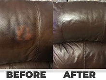 Load image into Gallery viewer, Leather Hero Leather Color Restorer & Applicator- Repair, Recolor, Renew Leather & Vinyl Sofa, Purse, Shoes, Auto Car Seats, Couch-4oz (Grey)