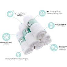 Load image into Gallery viewer, Bamboo Baby Washcloths - 2 Layer Soft Absorbent Bamboo Towel - Newborn Bath Face Towel - Natural Baby Wipes for Delicate Skin - Baby Registry as Shower( 6 Pack)