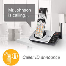 Load image into Gallery viewer, AT&T DECT 6.0 Expandable Cordless Phone with Answering System, Silver/Black with 3 Handsets