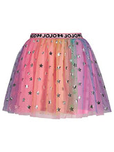 Load image into Gallery viewer, JoJo Siwa Rainbow Little Girls Tulle Mesh Tutu Skirt with Stars 7-8