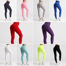 Load image into Gallery viewer, CONTINENTS Butt Lifting Leggings Women Booty High Waisted Tummy Control Workout Yoga Pants for Women Red