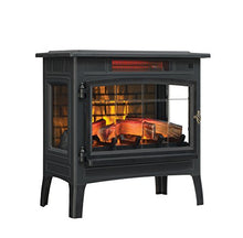 Load image into Gallery viewer, Duraflame 3D Infrared Electric Fireplace Stove with Remote Control - Portable Indoor Space Heater - DFI-5010 (Black)