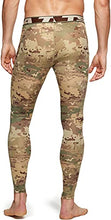 Load image into Gallery viewer, TSLA Men's Compression Pants, Cool Dry Athletic Workout Running Tights Leggings with Pocket/Non-Pocket, Athletic Pocket Utility Camo, XX-Large