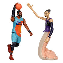 Load image into Gallery viewer, Moose Toys Space Jam: A New Legacy - 2 Pack - On Court Rivals - Lebron & White Mamba, (14578)