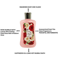 Load image into Gallery viewer, Bath and Body - Spa Gift Baskets for Women & Girls, Spa Kit Birthday Gift Includes Love of Rose Scent Shower Gel, Bubble Bath, Body Lotion, Bath Salt, Red Bath Puff and Heart Bath Bomb