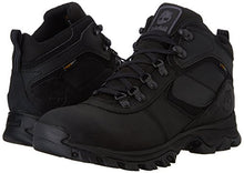 Load image into Gallery viewer, Timberland Men's Anti-Fatigue Hiking Waterproof Leather Mt. Maddsen Sneaker, Black, 11