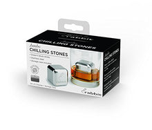 Load image into Gallery viewer, Rabbit Whiskey and Beverage Jumbo Chilling Stones Set, Chrome