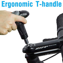 Load image into Gallery viewer, MARQUE Adjustable Torque Allen Key Wrench Tool – 4, 5, 6 Nm Portable Mini Bicycle Multitool Kit Set, includes 3, 4, 5 mm Hex, T 25 Tool Bits – Repair and Maintain Your Road and MTB - Cyclist Gift