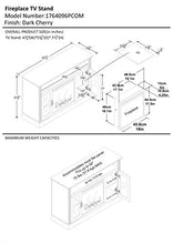 Load image into Gallery viewer, Ameriwood Home Chicago Electric Fireplace TV Console for TVs up to a 50", Espresso