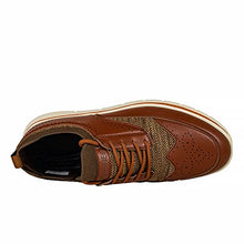 Load image into Gallery viewer, YOJANEO Men's Lace Up Oxford Shoes Casual Dress Shoes(Brown 40)