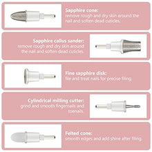 Load image into Gallery viewer, Electric Manicure Pedicure Set,Cordless Nail Drill Machine,Professional Electric Nail File, Rechargeable Nail Grinder with 5 Speeds,Nails Care Tool for Calluses, Thick Nails, Nail Buffer Trim Grind