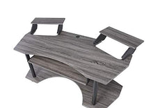 Load image into Gallery viewer, Acme Furniture Eleazar Music Recording Studio Desk, Black Oak