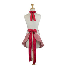 Load image into Gallery viewer, DII Kitchen Ruffled Holiday Apron, One Size, Joyeux Noel