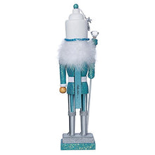 Load image into Gallery viewer, Kurt Adler Hollywood Nutcracker, 17-Inch, Turquoise/White (HA0152)