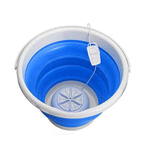 Load image into Gallery viewer, Kacsoo Mini Portable Washing Machine with Foldable Tub, 3 in 1 Personal Rotating Ultrasonic Turbines Compact Washer USB Powered for Camping Apartments Dorms RV Business Trip Clothes